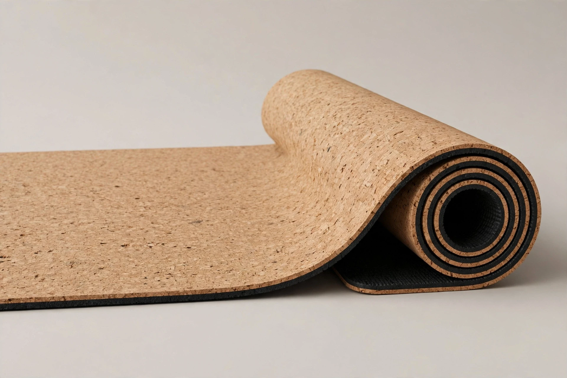 High-Density Cork Exercise Yoga Mat