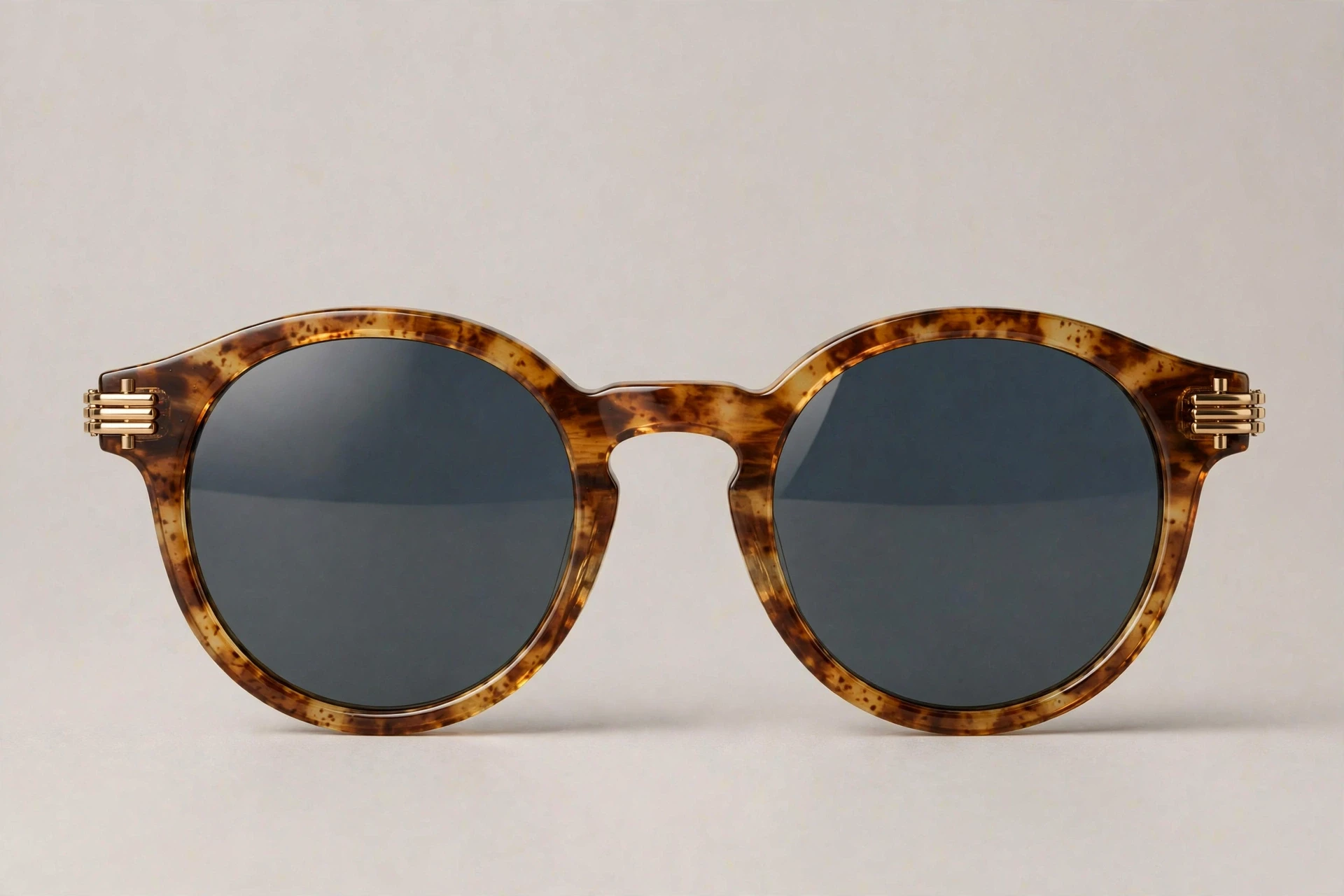 Polarized Round Acetate Sunglasses