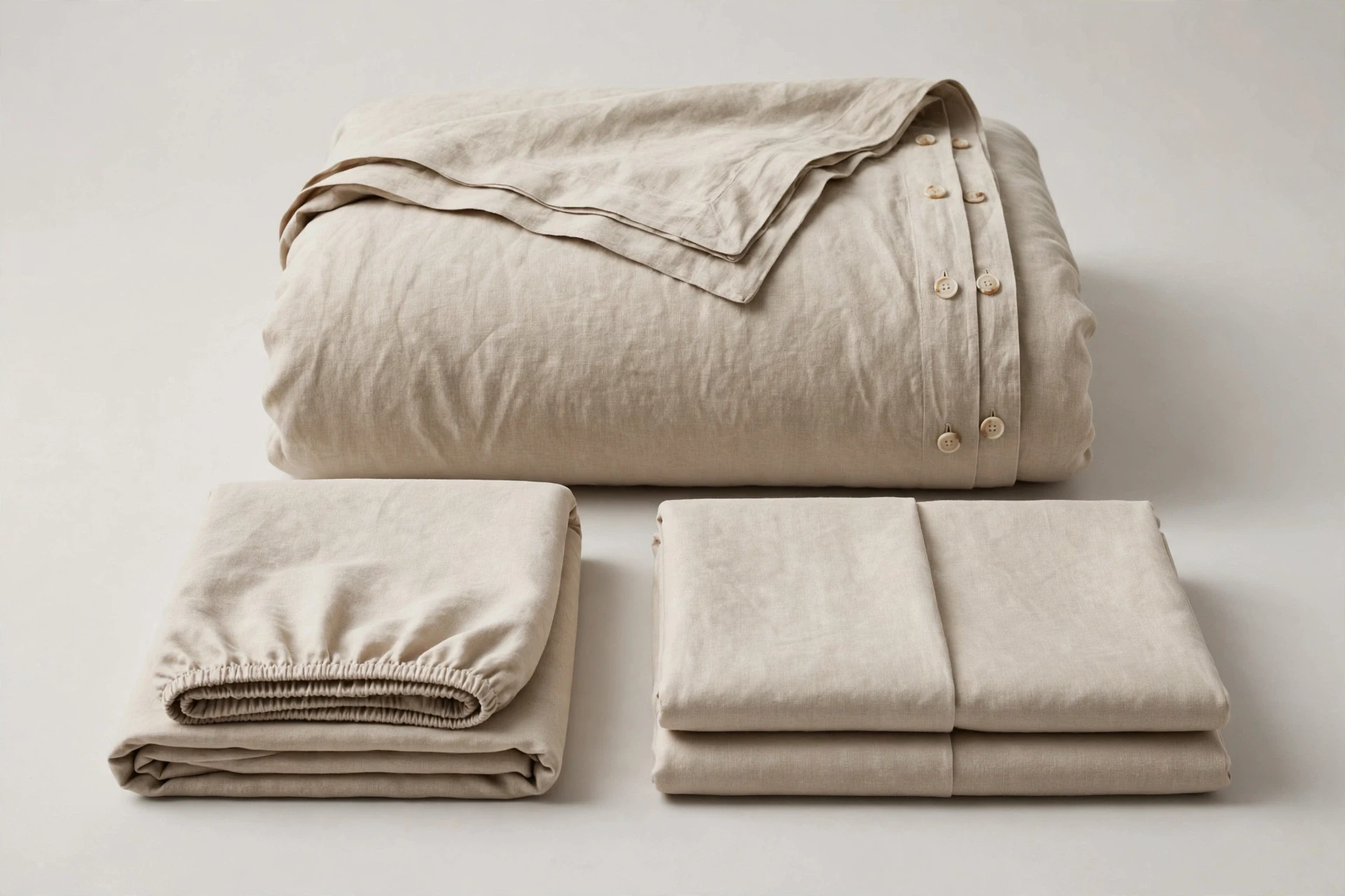 Pure French Linen Sheet & Duvet Set