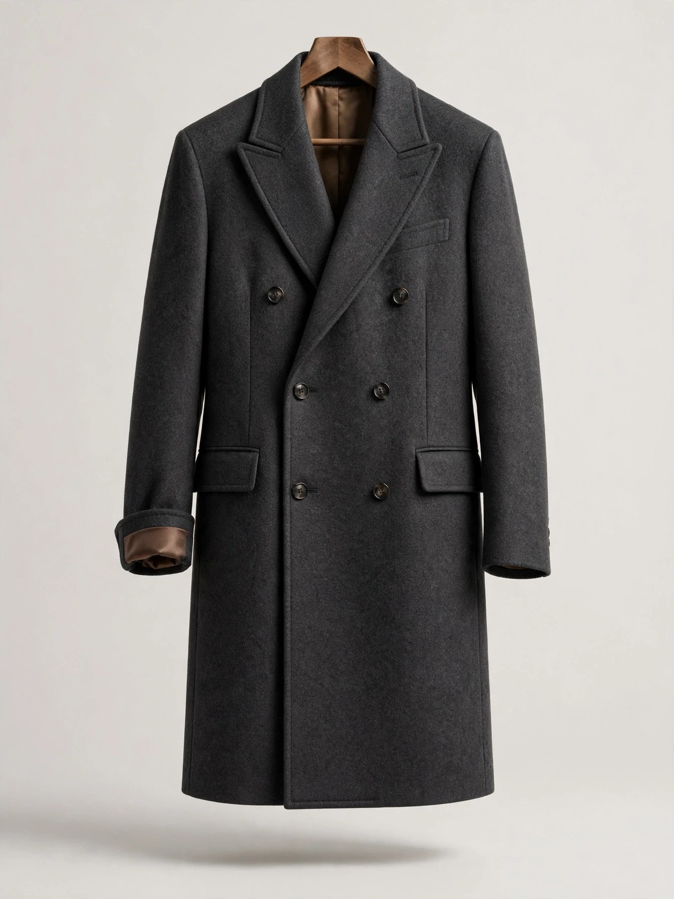 Tailored Heavyweight Wool Overcoat